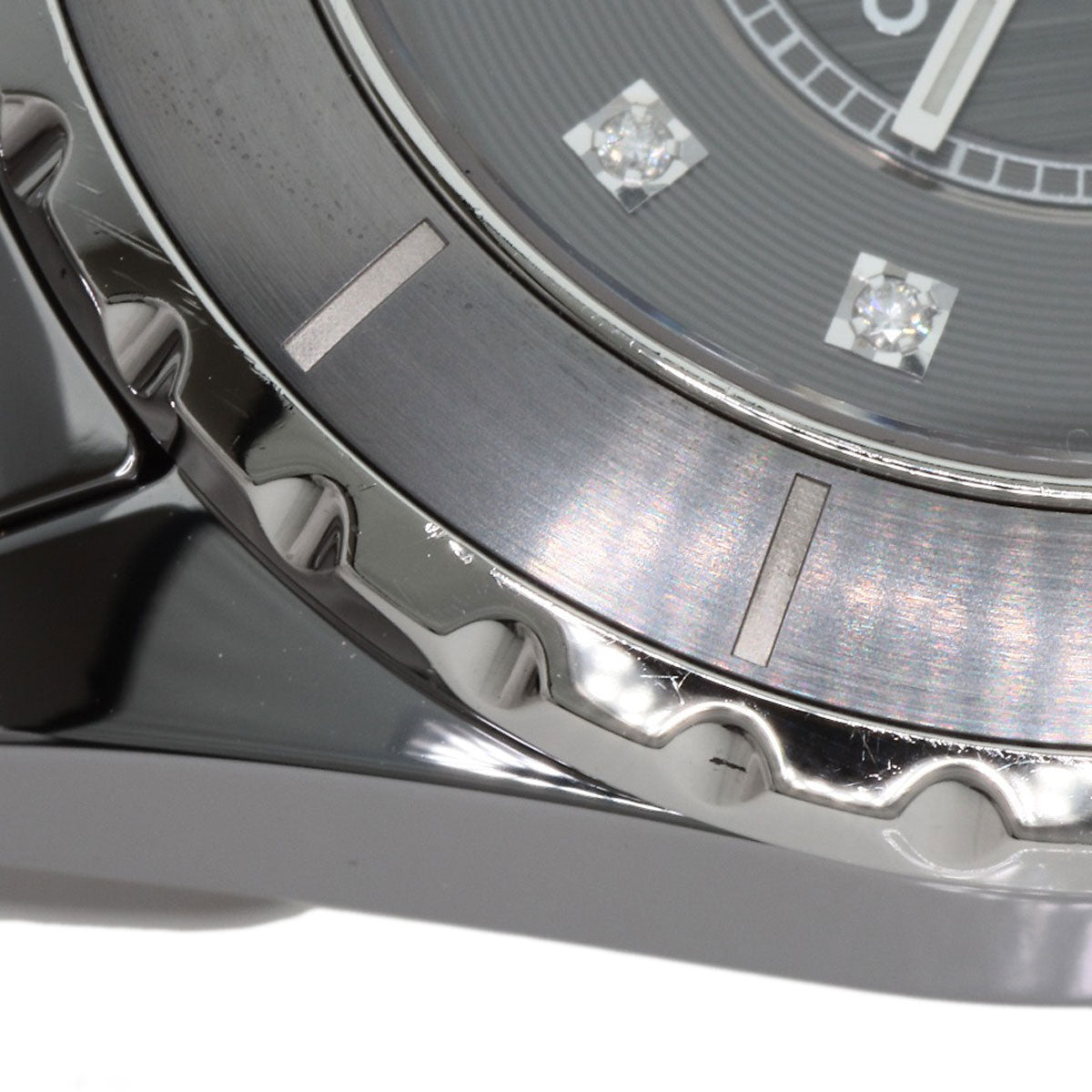 CHANEL J12 1.3" Chromatic 1.3" 12P Diamond Watches H3241 titaniumCeramic/titaniumCeramic Ladies