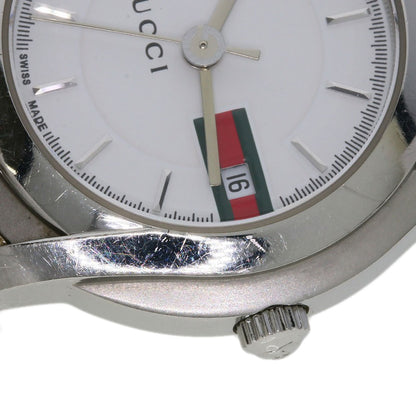 GUCCI Round face Watches 5500L Stainless Steel/Stainless Steel Ladies