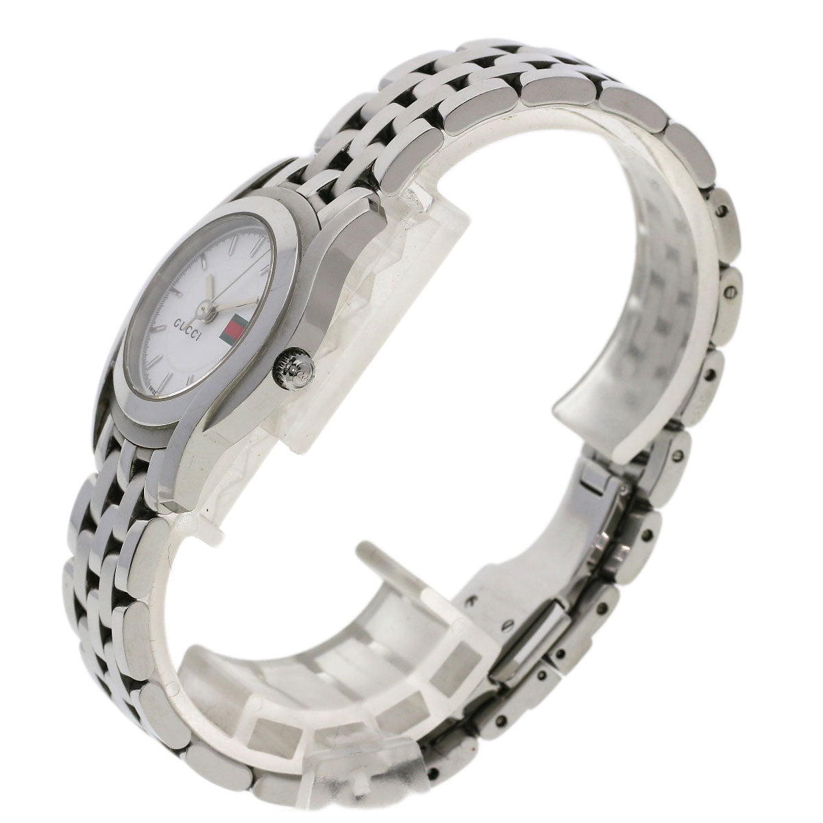 GUCCI Round face Watches 5500L Stainless Steel/Stainless Steel Ladies