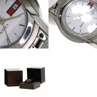 GUCCI Round face Watches 5500L Stainless Steel/Stainless Steel Ladies