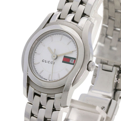 GUCCI Round face Watches 5500L Stainless Steel/Stainless Steel Ladies