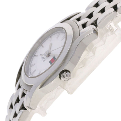 GUCCI Round face Watches 5500L Stainless Steel/Stainless Steel Ladies