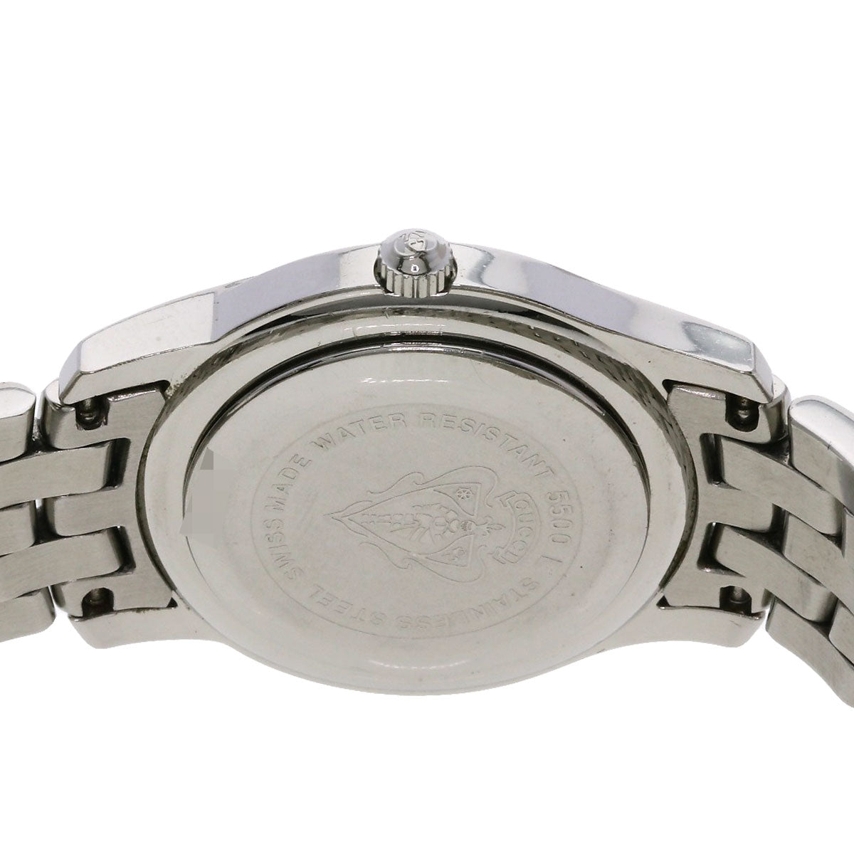 GUCCI Round face Watches 5500L Stainless Steel/Stainless Steel Ladies