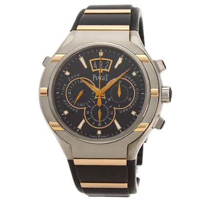 PIAGET Polo 45 Flyback Chronograph Watches GOA36002 Titanium/Rubber mens