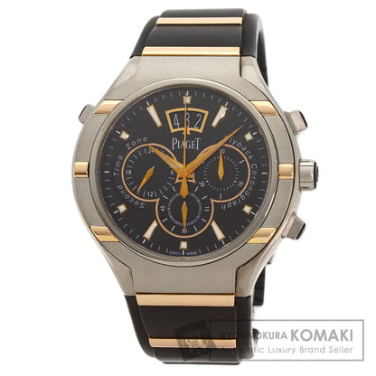 PIAGET Polo 45 Flyback Chronograph Watches GOA36002 Titanium/Rubber mens