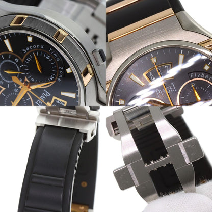 PIAGET Polo 45 Flyback Chronograph Watches GOA36002 Titanium/Rubber mens