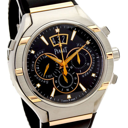 PIAGET Polo 45 Flyback Chronograph Watches GOA36002 Titanium/Rubber mens