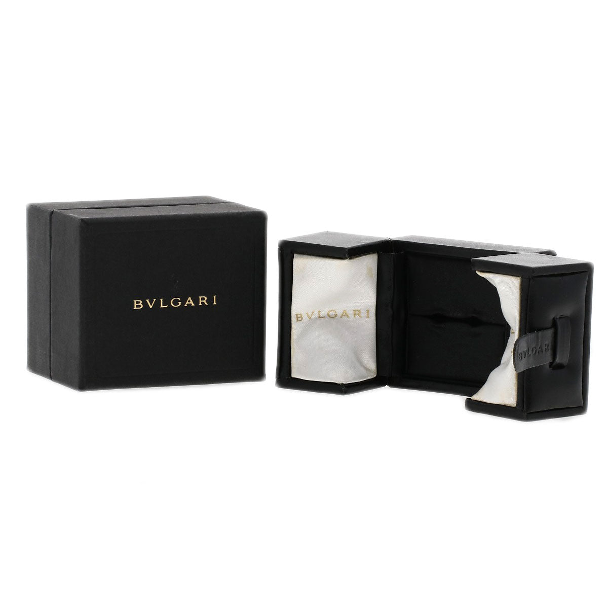 BVLGARI B.zero1 1-band 1-piece Diamond E-VS1-G #48 Ring K18 White Gold Ladies [Used]