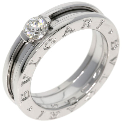 BVLGARI B.zero1 1-band 1-piece Diamond E-VS1-G #48 Ring K18 White Gold Ladies [Used]