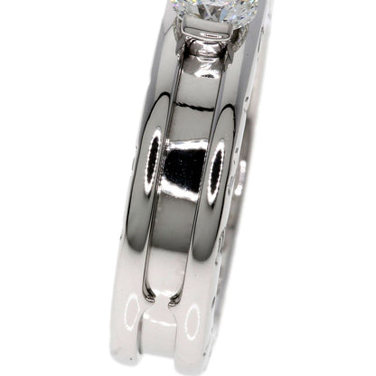 BVLGARI B.zero1 1-band 1-piece Diamond E-VS1-G #48 Ring K18 White Gold Ladies [Used]