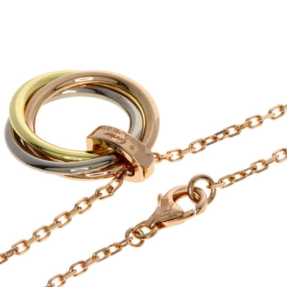 CARTIER Trinity 5P Diamond Necklace K18 Yellow Gold K18 White GoldLadies [Used]