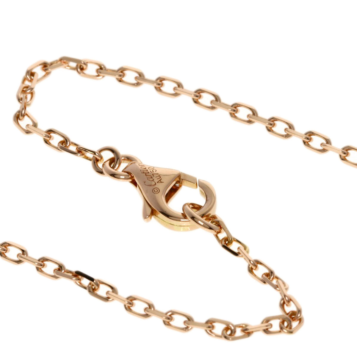 CARTIER Trinity 5P Diamond Necklace K18 Yellow Gold K18 White GoldLadies [Used]