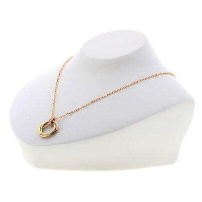 CARTIER Trinity 5P Diamond Necklace K18 Yellow Gold K18 White GoldLadies [Used]