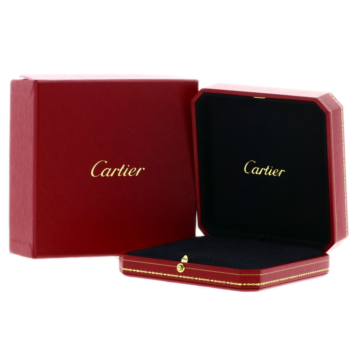 CARTIER Trinity 5P Diamond Necklace K18 Yellow Gold K18 White GoldLadies [Used]