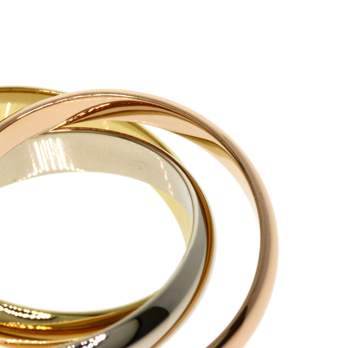 CARTIER Trinity #53 Ring K18 Yellow Gold K18 White GoldLadies [Used]