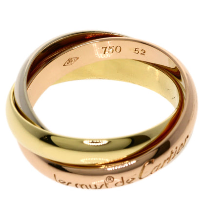 CARTIER Trinity #52 Ring K18 Yellow Gold K18 White GoldLadies [Used]