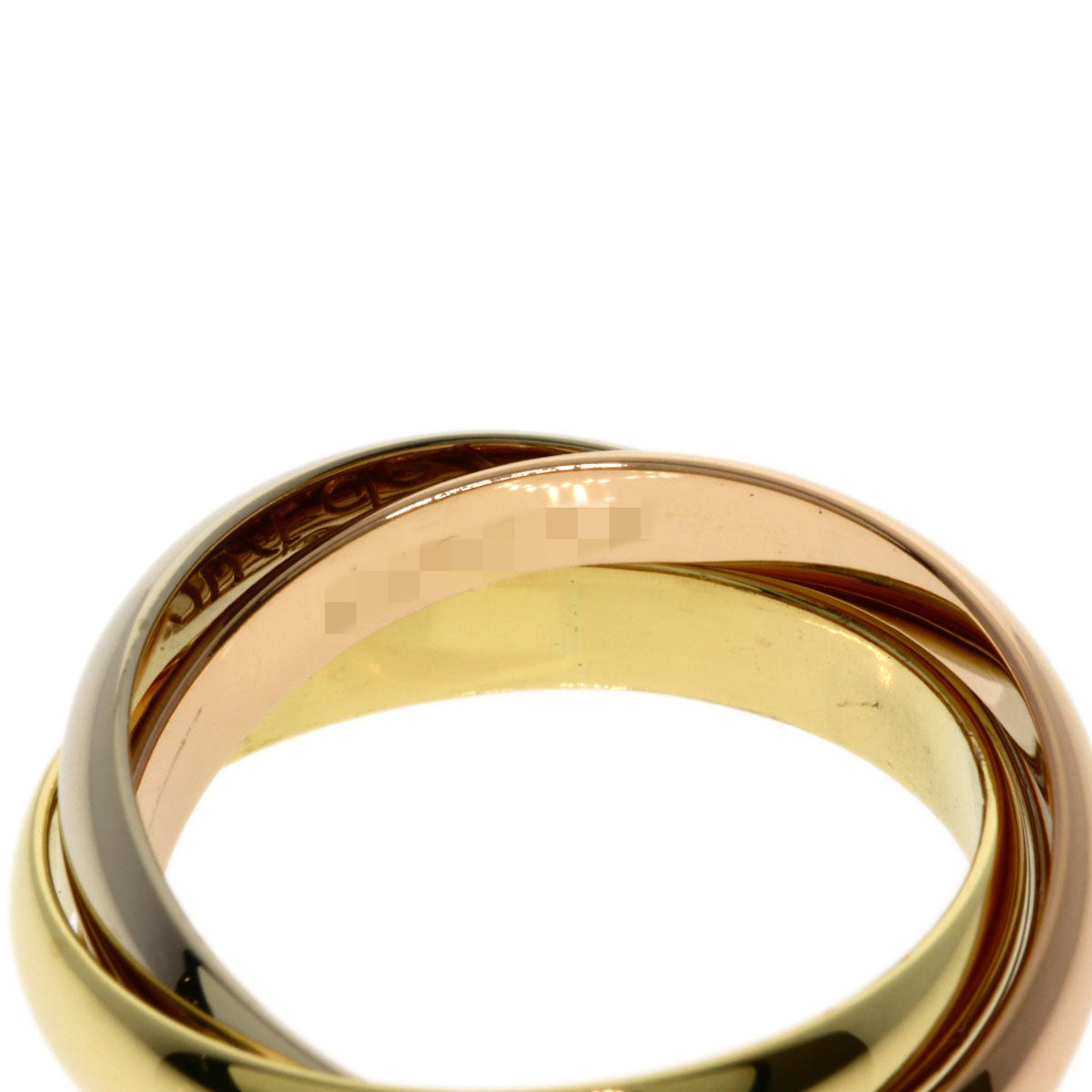 CARTIER Trinity #52 Ring K18 Yellow Gold K18 White GoldLadies [Used]
