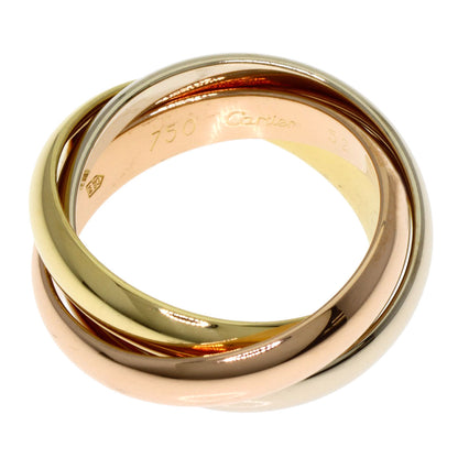 CARTIER Trinity MM Ring K18 Yellow Gold K18 White GoldLadies [Used]