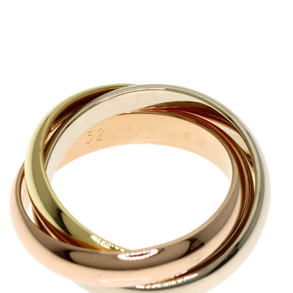 CARTIER Trinity MM Ring K18 Yellow Gold K18 White GoldLadies [Used]