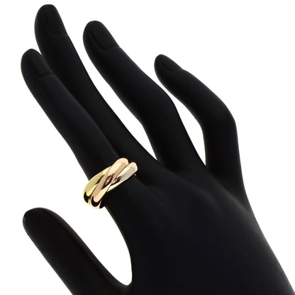 CARTIER Trinity MM Ring K18 Yellow Gold K18 White GoldLadies [Used]