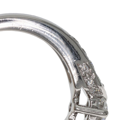Chaumet Plume Solitaire Diamond Ring Platinum PT950 Ladies [Used]