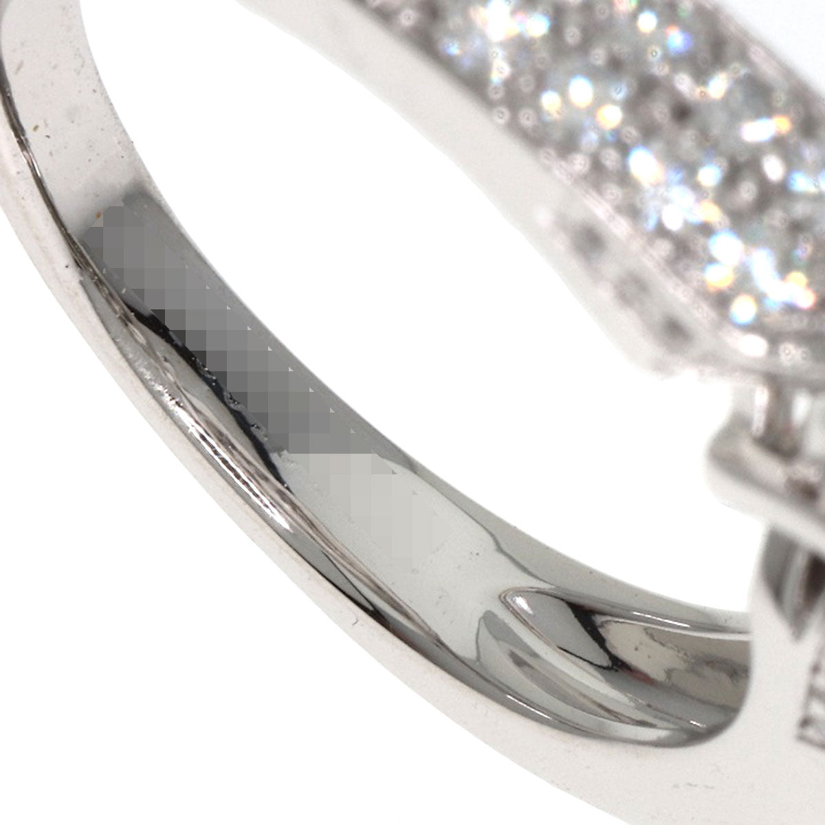 Chaumet Plume Solitaire Diamond Ring Platinum PT950 Ladies [Used]