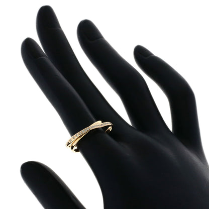 HERMES Vertige Cool Diamond #49 Ring K18 Pink Gold Ladies [Used]