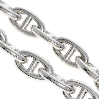 HERMES Chaine d'Ancre PM 43 frames Necklace Silver Ladies [Used]