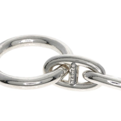 HERMES Chaine d'Ancre PM 43 frames Necklace Silver Ladies [Used]