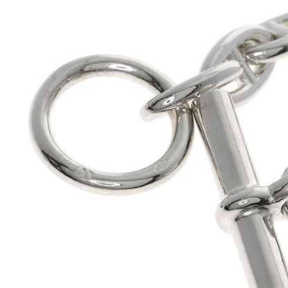 HERMES Chaine d'Ancre PM 43 frames Necklace Silver Ladies [Used]