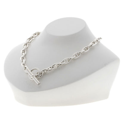 HERMES Chaine d'Ancre PM 43 frames Necklace Silver Ladies [Used]
