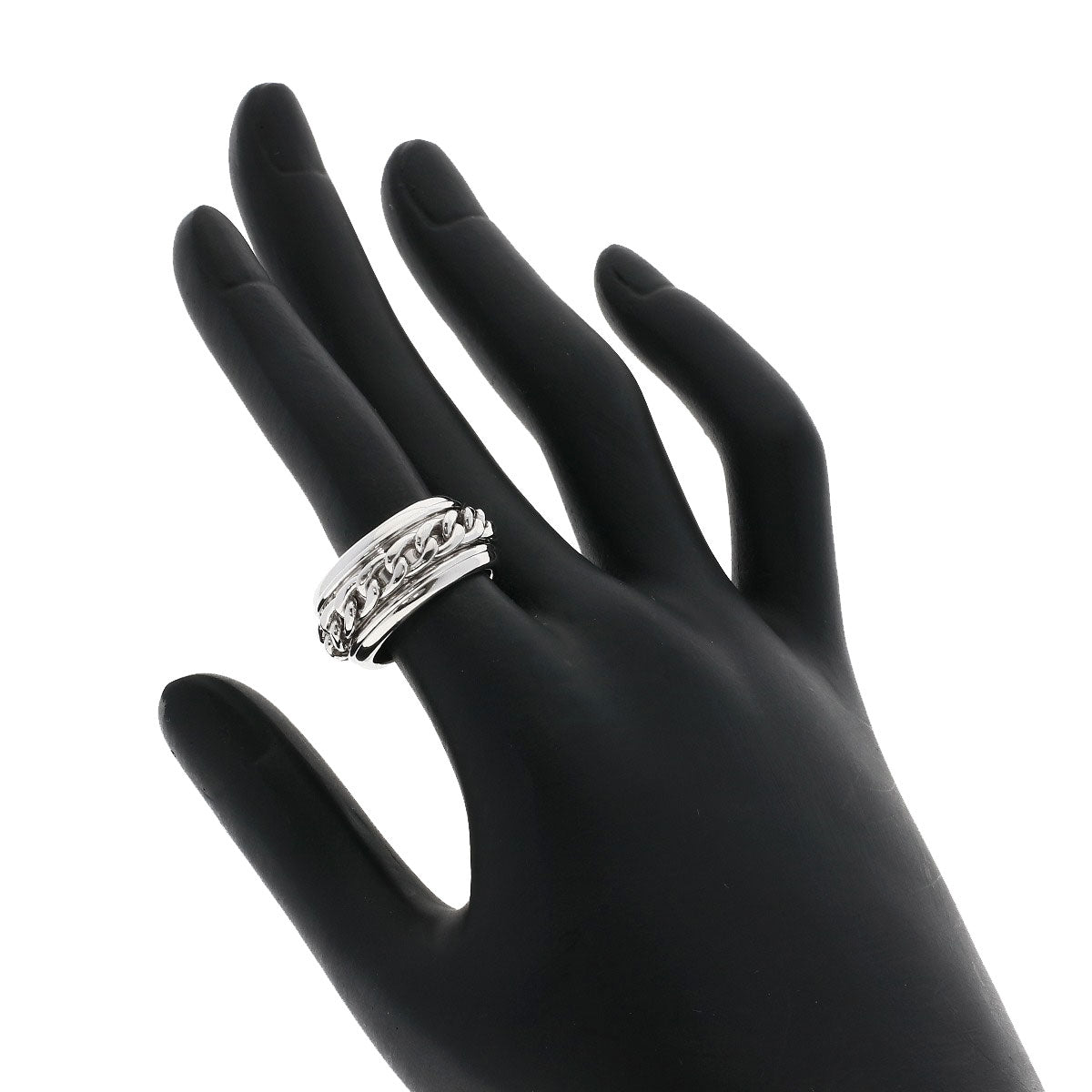 PIAGET possession Chain #51 Ring K18 White Gold Ladies [Used]