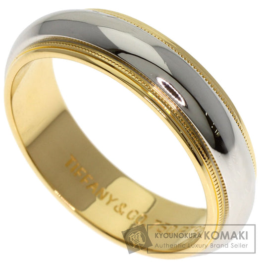TIFFANY&Co. Milgrain Ring K18 Yellow Gold PT950Ladies [Used]