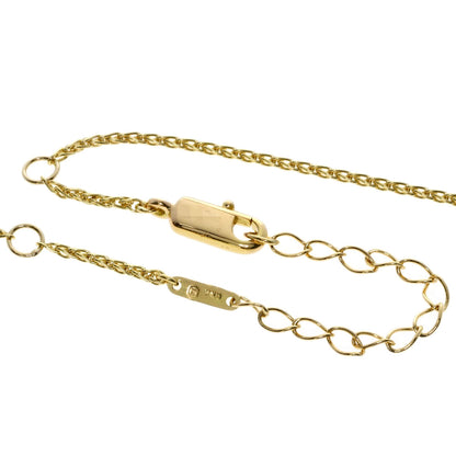 Carrera y Carrera Hand Motif Sapphire Diamond Necklace K18 Yellow Gold Ladies [Used]