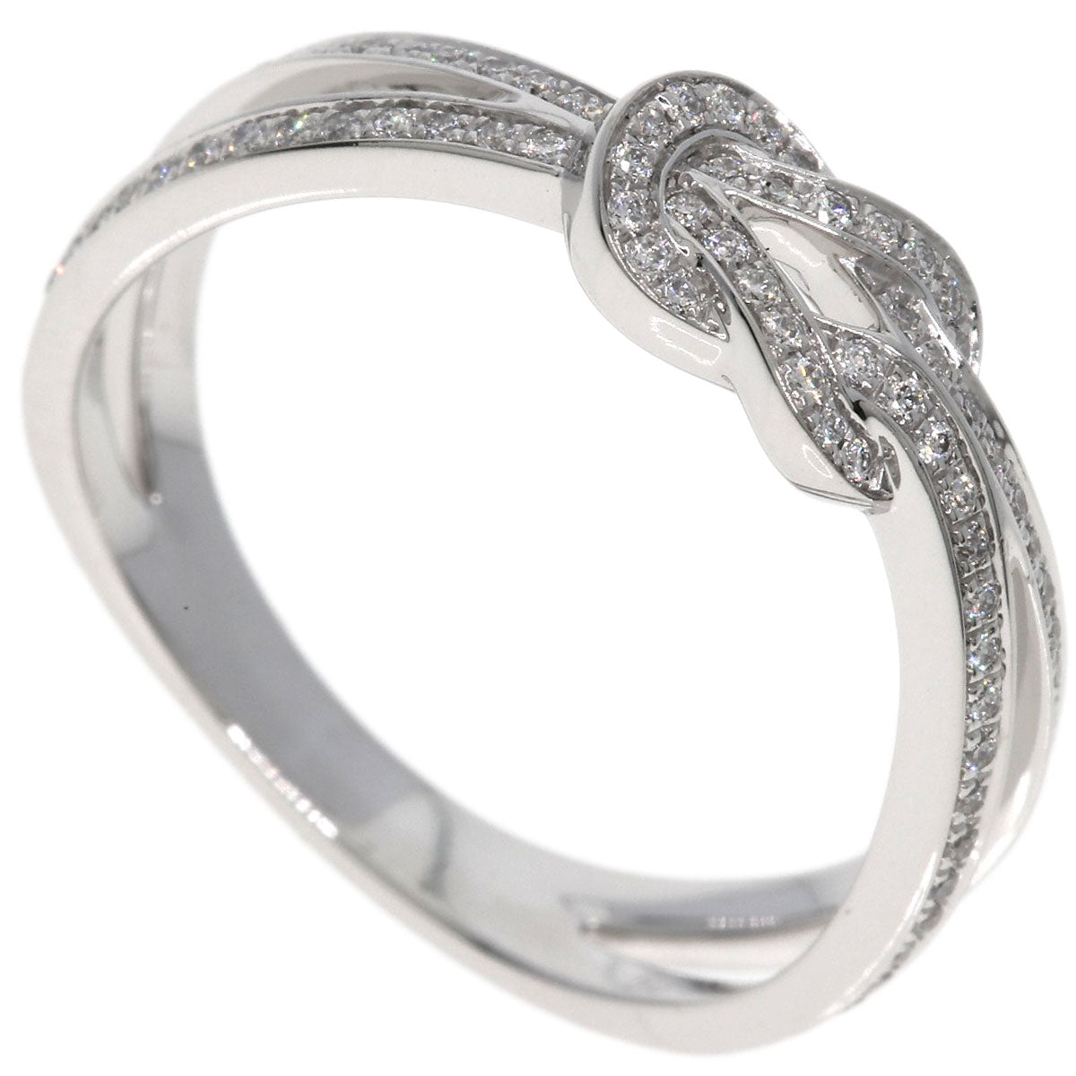 FRED Chance Infini Small Diamond #50 Ring K18 White Gold Ladies [Used]