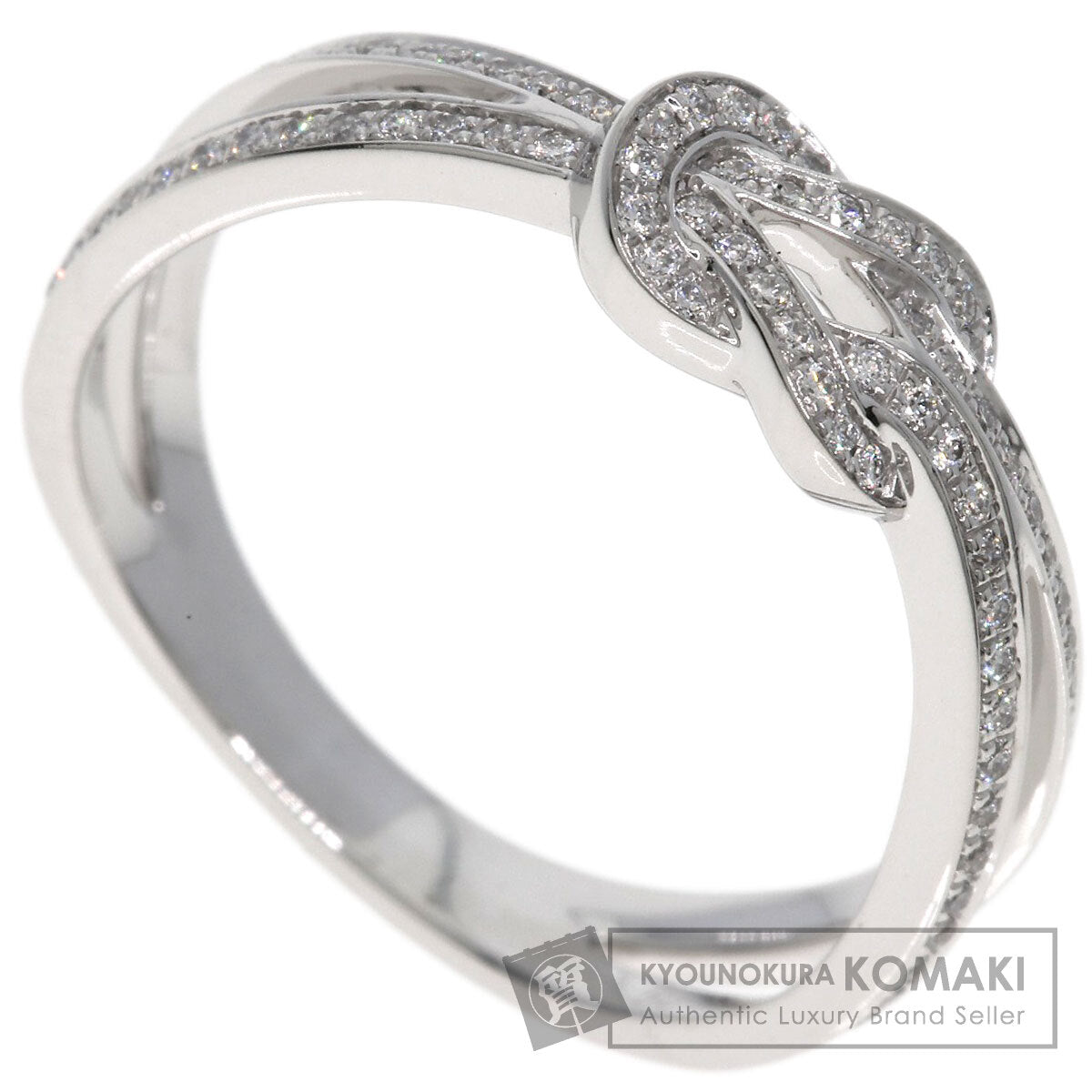 FRED Chance Infini Small Diamond #50 Ring K18 White Gold Ladies [Used]