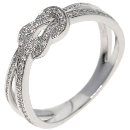 FRED Chance Infini Small Diamond #50 Ring K18 White Gold Ladies [Used]