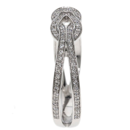 FRED Chance Infini Small Diamond #50 Ring K18 White Gold Ladies [Used]