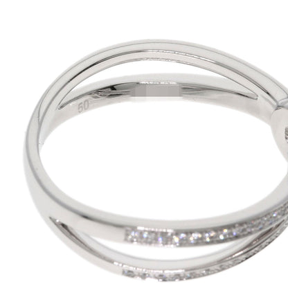 FRED Chance Infini Small Diamond #50 Ring K18 White Gold Ladies [Used]