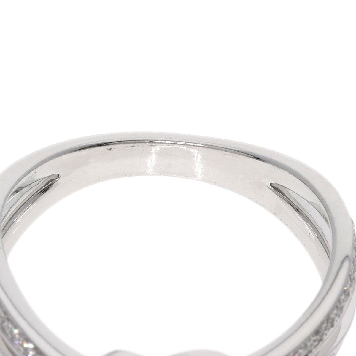 FRED Chance Infini Small Diamond #50 Ring K18 White Gold Ladies [Used]