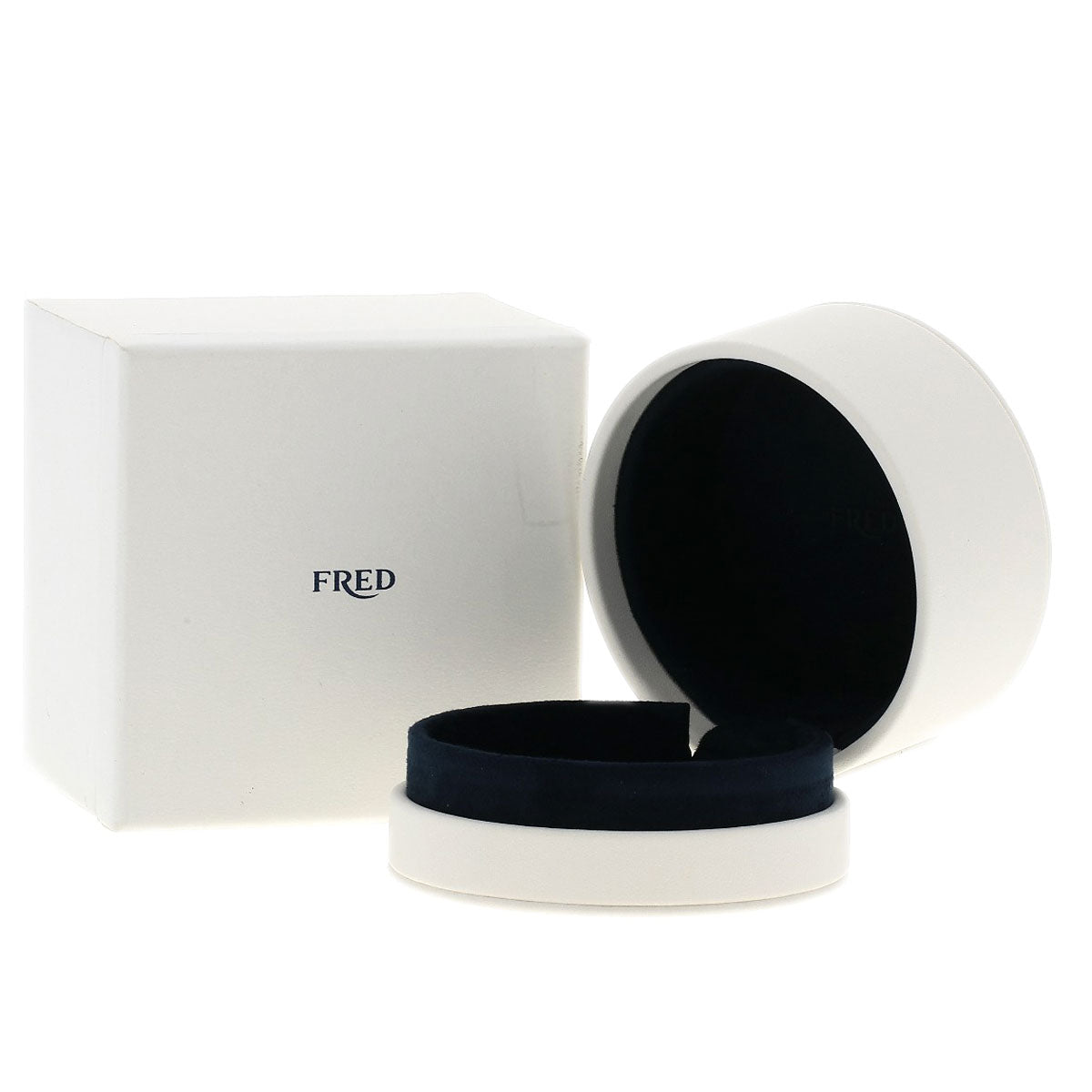 FRED Chance Infini Small Diamond #50 Ring K18 White Gold Ladies [Used]