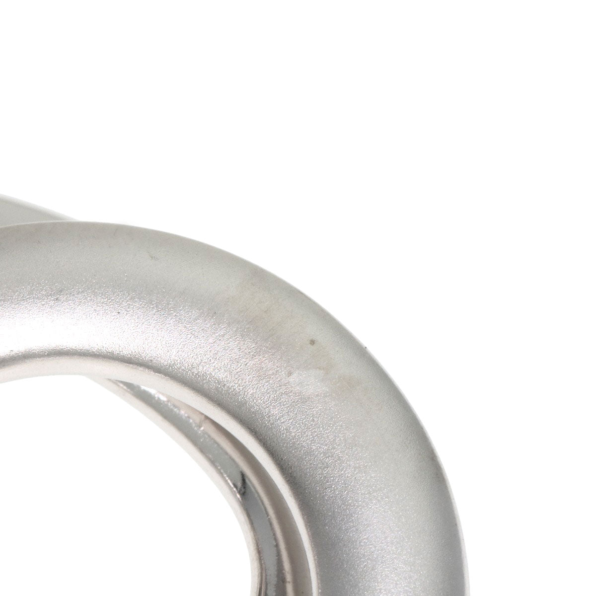 Pomellato Double circle Necklace K18 White Gold Ladies [Used]