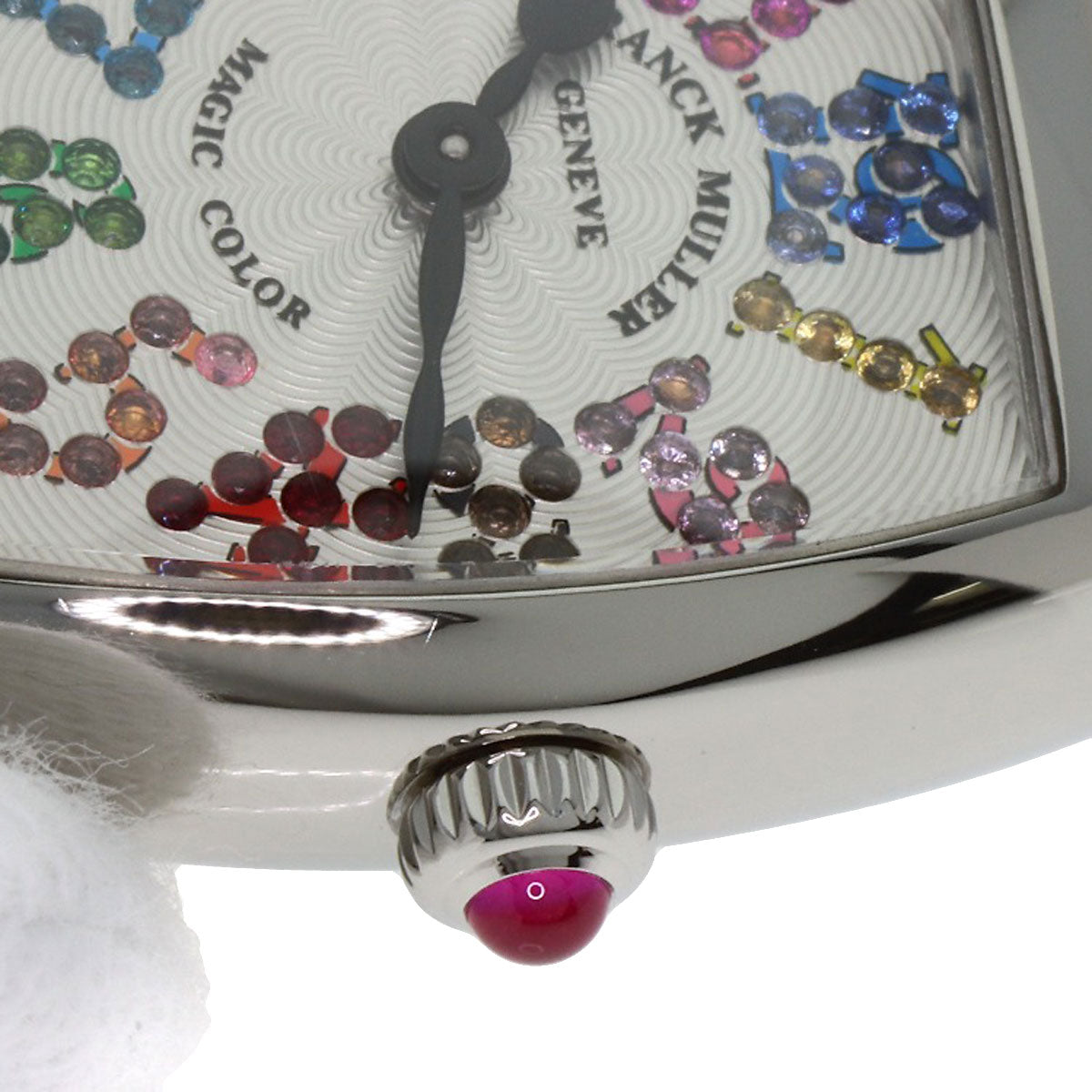 FRANCK MULLER TONNEAU CURVEX Magic Color Watches 2252 QZ MAG COL Stainless Steel/Stainless Steel Ladies