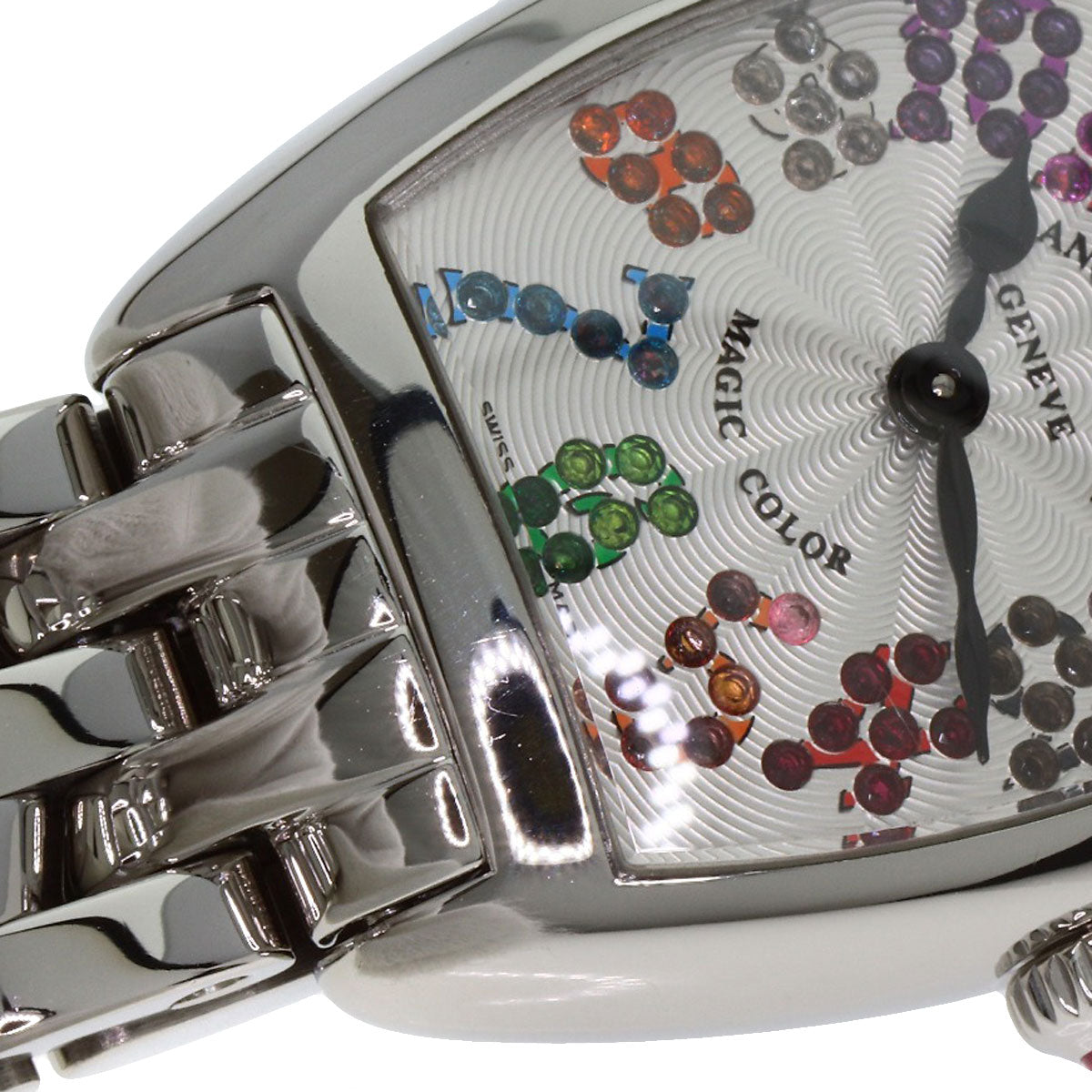 FRANCK MULLER TONNEAU CURVEX Magic Color Watches 2252 QZ MAG COL Stainless Steel/Stainless Steel Ladies