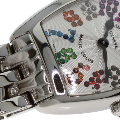 FRANCK MULLER TONNEAU CURVEX Magic Color Watches 2252 QZ MAG COL Stainless Steel/Stainless Steel Ladies