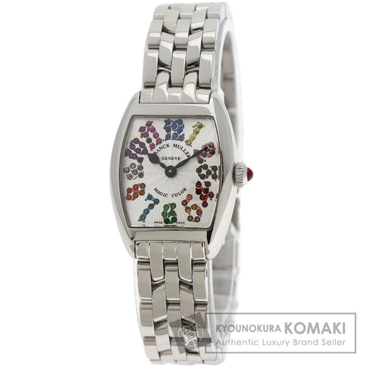 FRANCK MULLER TONNEAU CURVEX Magic Color Watches 2252 QZ MAG COL Stainless Steel/Stainless Steel Ladies