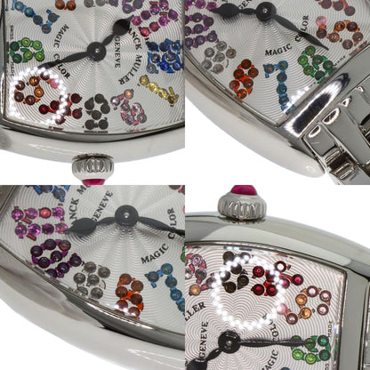 FRANCK MULLER TONNEAU CURVEX Magic Color Watches 2252 QZ MAG COL Stainless Steel/Stainless Steel Ladies