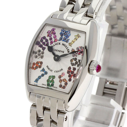 FRANCK MULLER TONNEAU CURVEX Magic Color Watches 2252 QZ MAG COL Stainless Steel/Stainless Steel Ladies