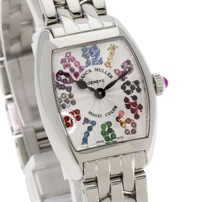 FRANCK MULLER TONNEAU CURVEX Magic Color Watches 2252 QZ MAG COL Stainless Steel/Stainless Steel Ladies