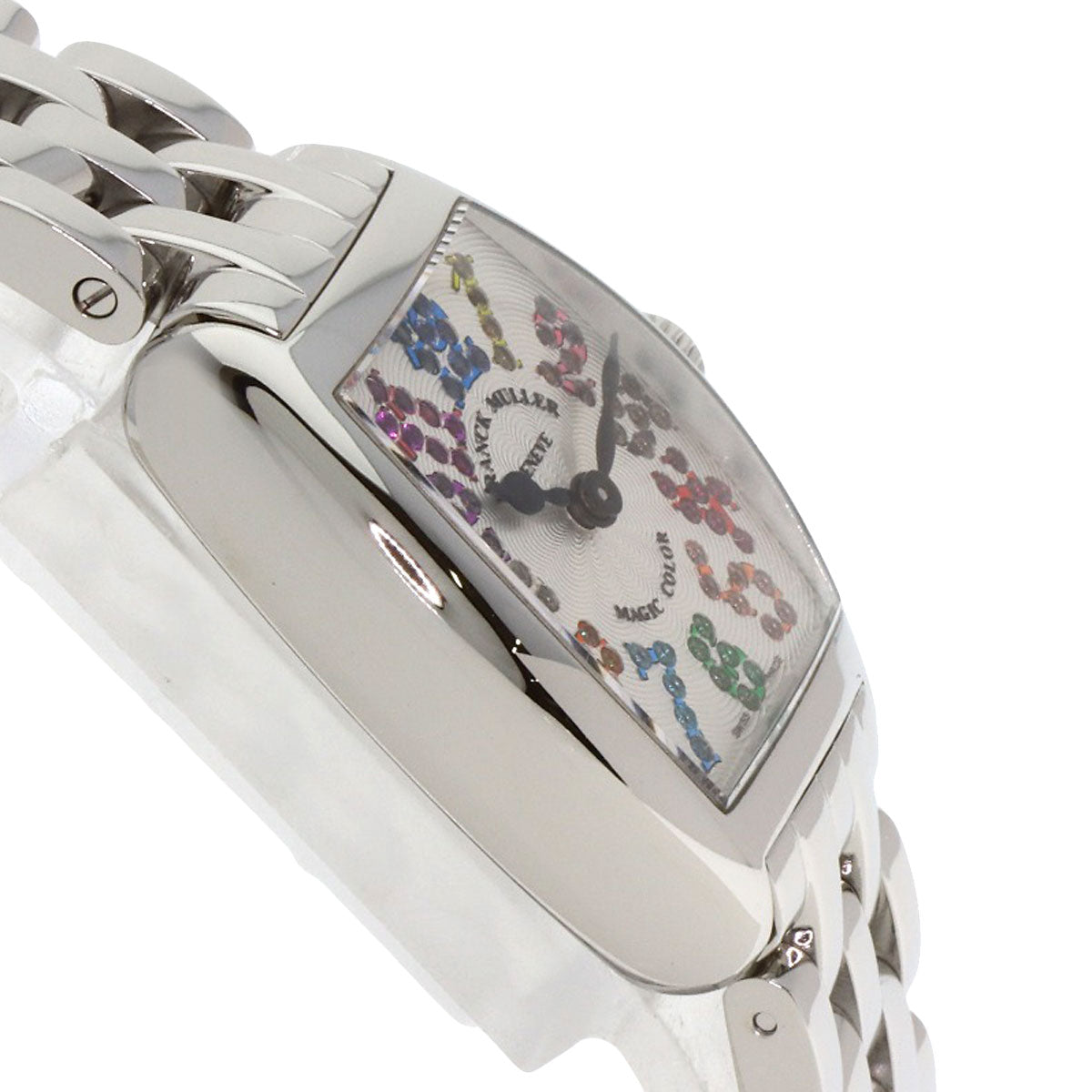 FRANCK MULLER TONNEAU CURVEX Magic Color Watches 2252 QZ MAG COL Stainless Steel/Stainless Steel Ladies